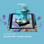 Ocean puzzle with augmented reality (AR) feature