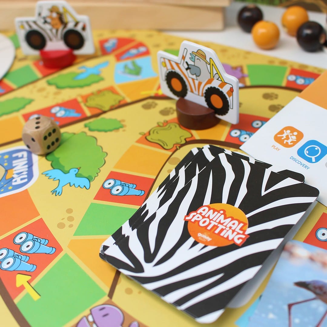 safari-themed board game