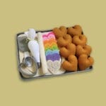Cookie decorating toy made from felt