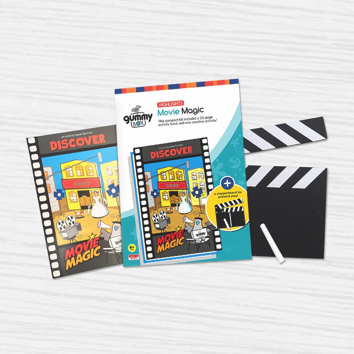 Movie-themed activity kit suitable for party favor