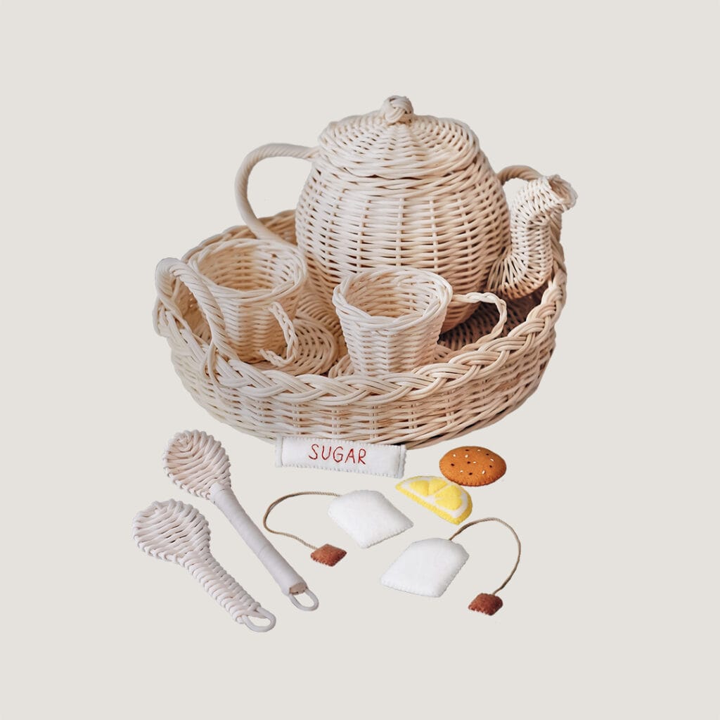 Rattan Tea Set Schoolyard