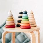 colorful stacking rings for toddlers